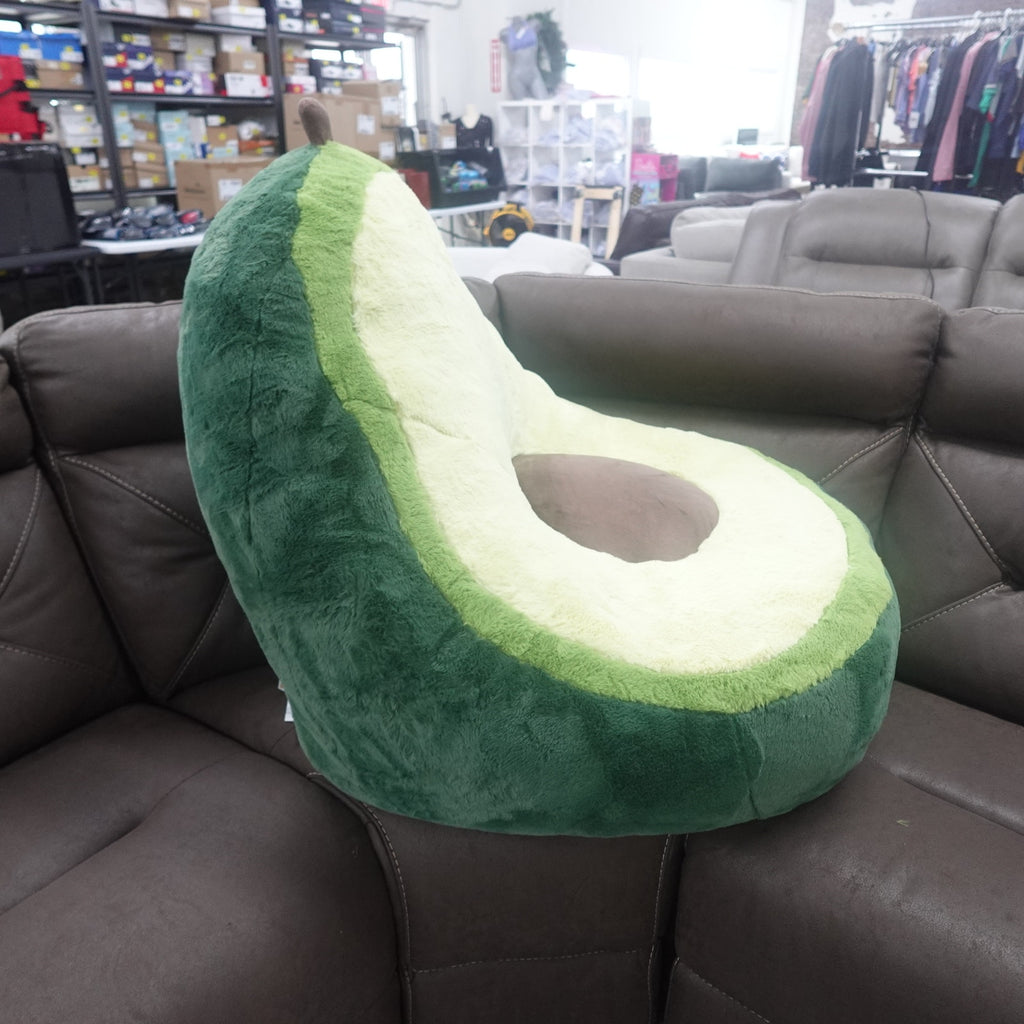 Avocado Lounge Chair (100% Polyester Ultra Soft Faux Fur)