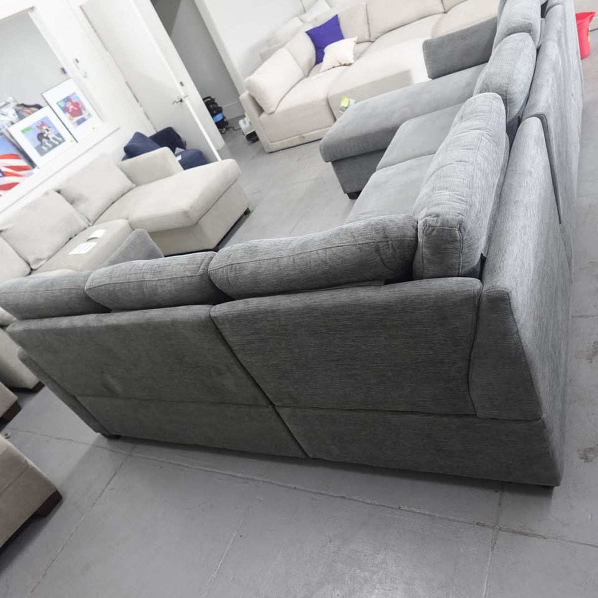 Coddle Luke Sleeper Sectional with Reversible Chaise and Storage