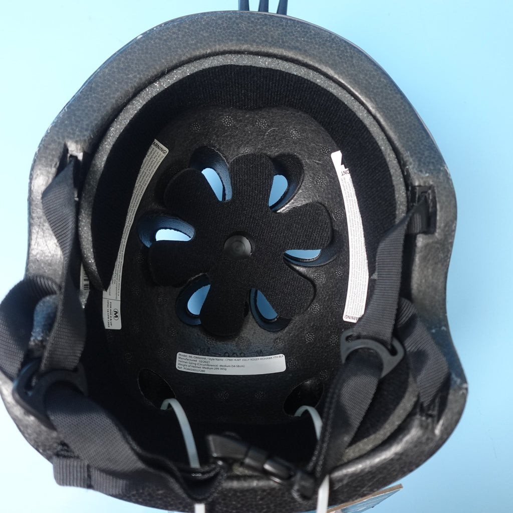 Krash Jolly Roger Helmet with Mohawk Youth Ages 8-14
