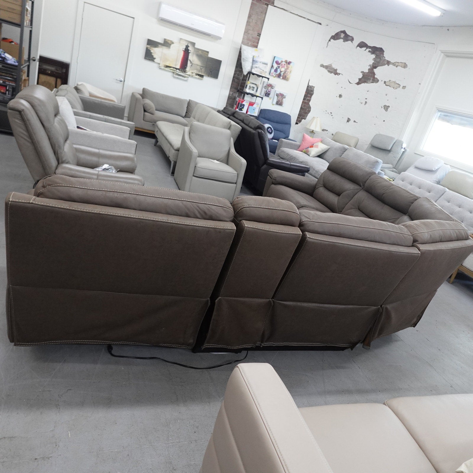 Fletcher 6-piece Fabric Reclining Sectional