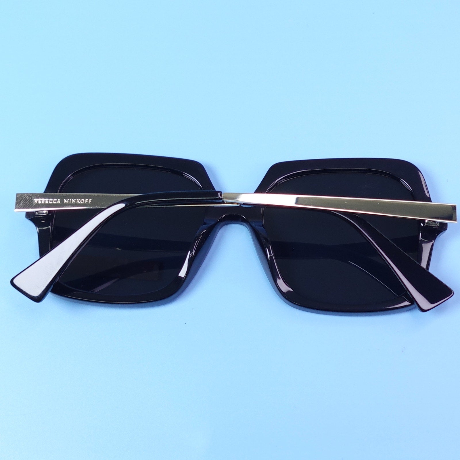 Rebecca Minkoff Sunglasses Willow Black & Silver 100% UV Protection