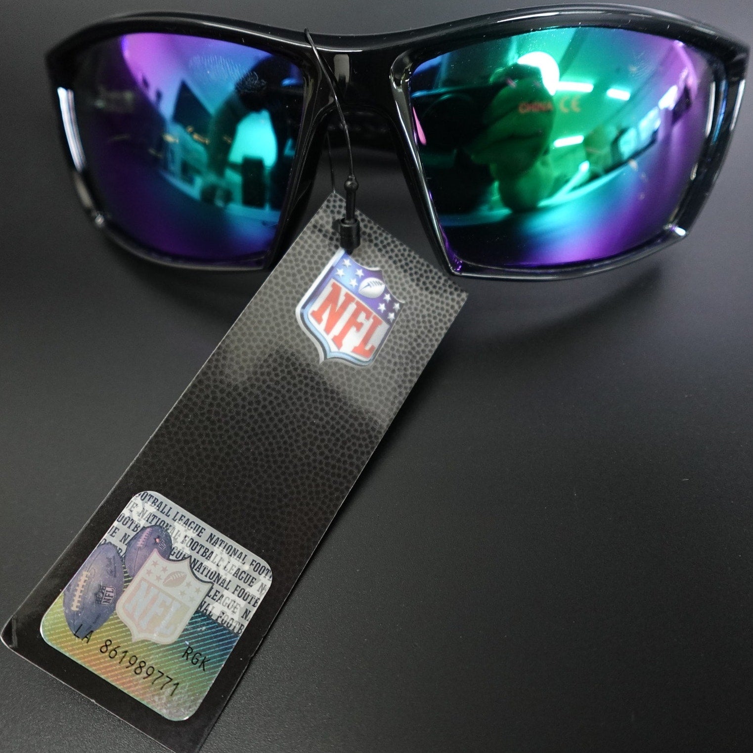 Carolina Panthers Edge Wrap Sunglasses NFL Licensed