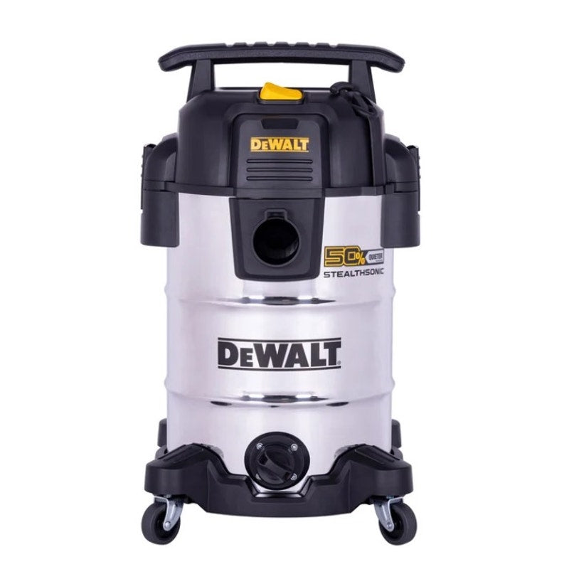 DEWALT DXV08S-QTA 8 Gallon 4HP StealthSonic Wet Dry Vacuum Stainless Steel