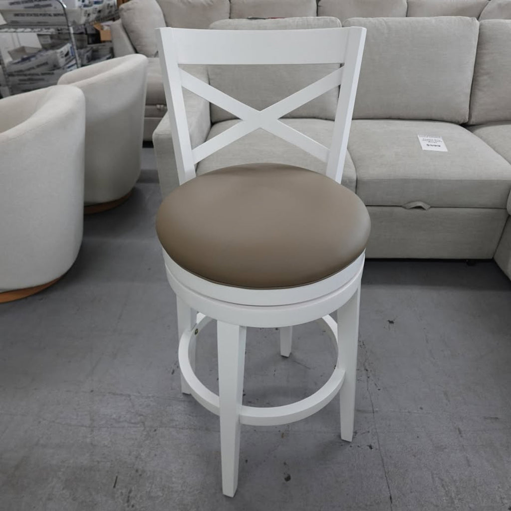 Grace Bar Height Stool White - HH2 Home