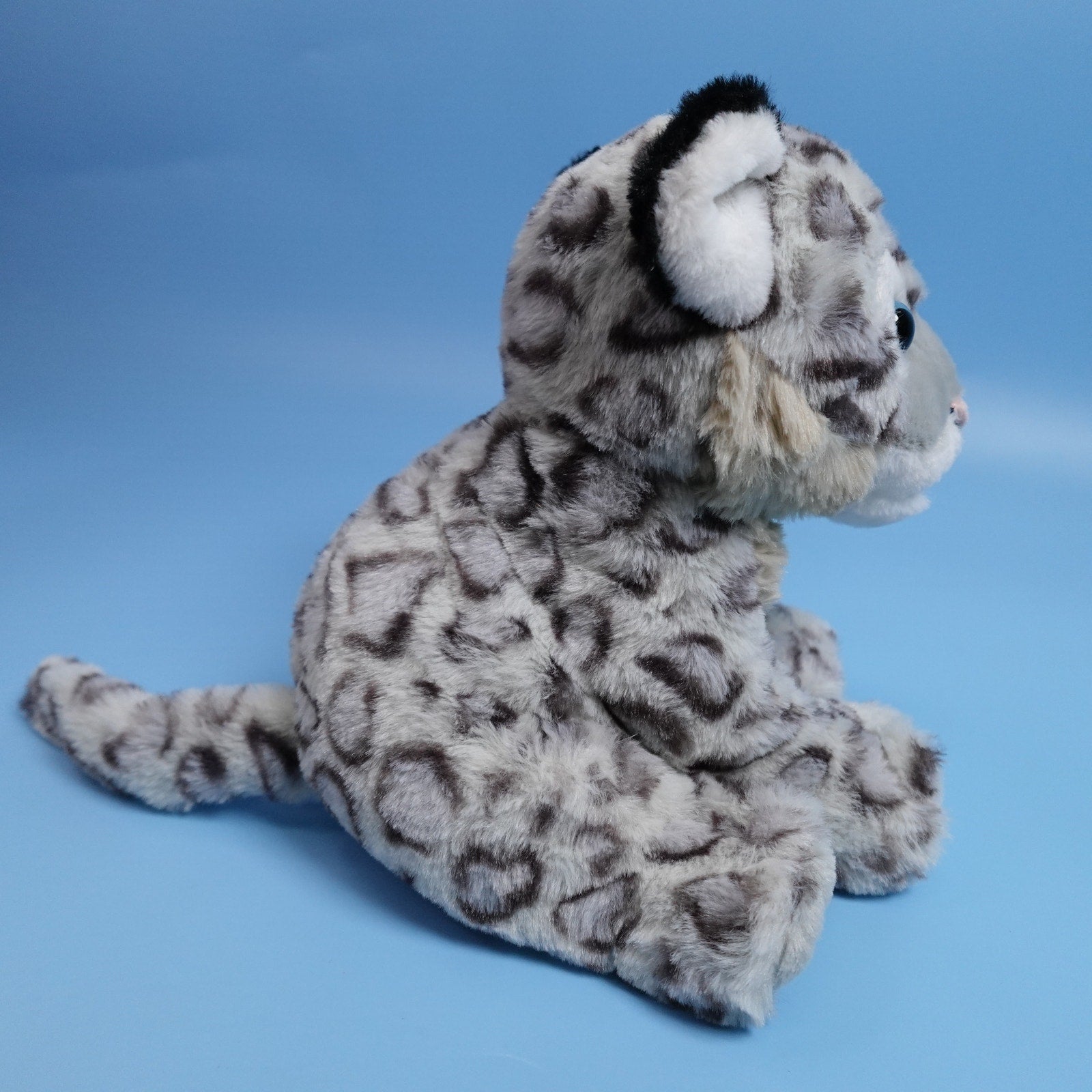 Wild Republic Mini Earthkins Snow Leopard Plush Stuffed Animal 8" Gray NEW
