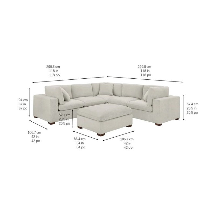 Thomasville Lowell 6-piece Modular Sectional