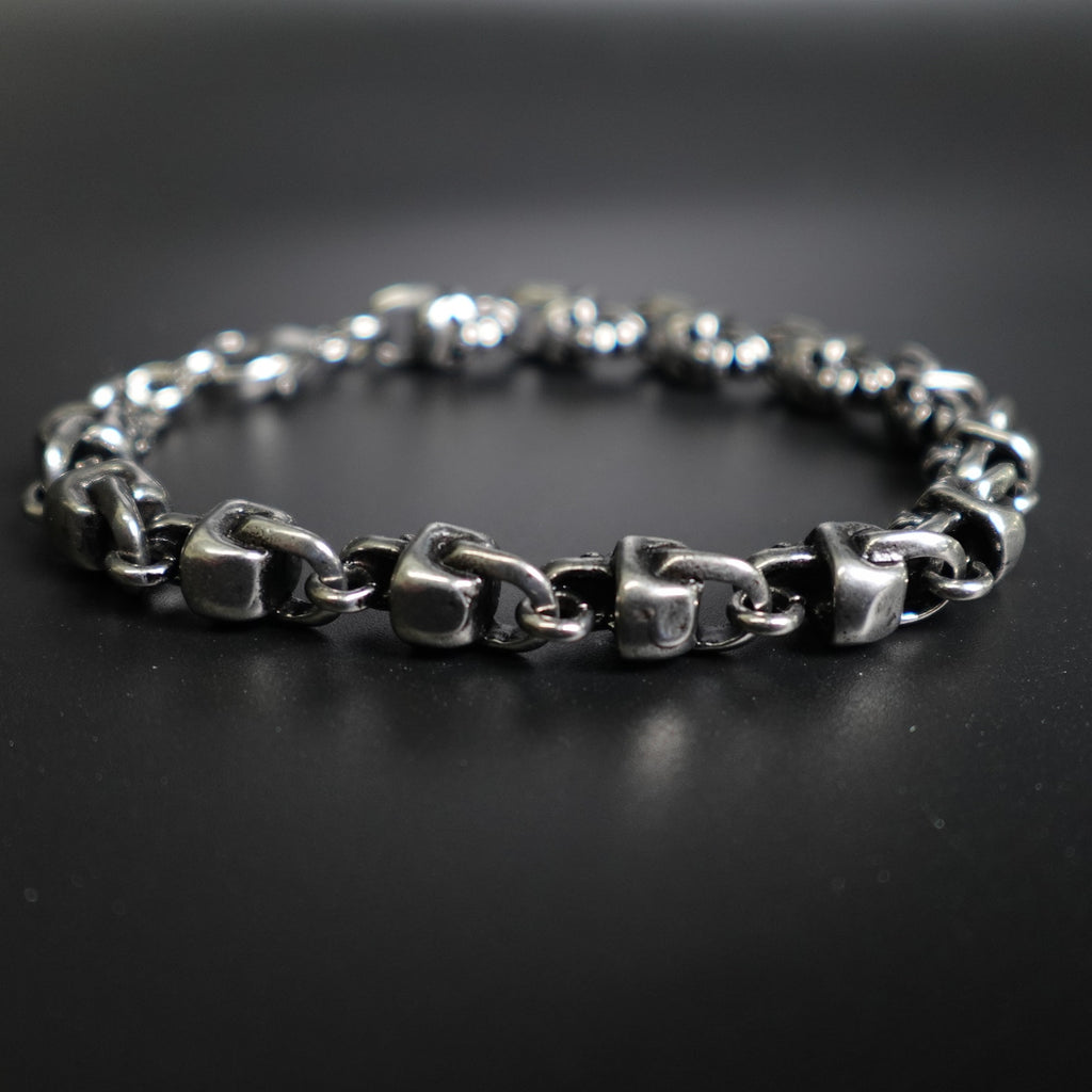 Stainless Steel Skull Bracelet SBR-5305