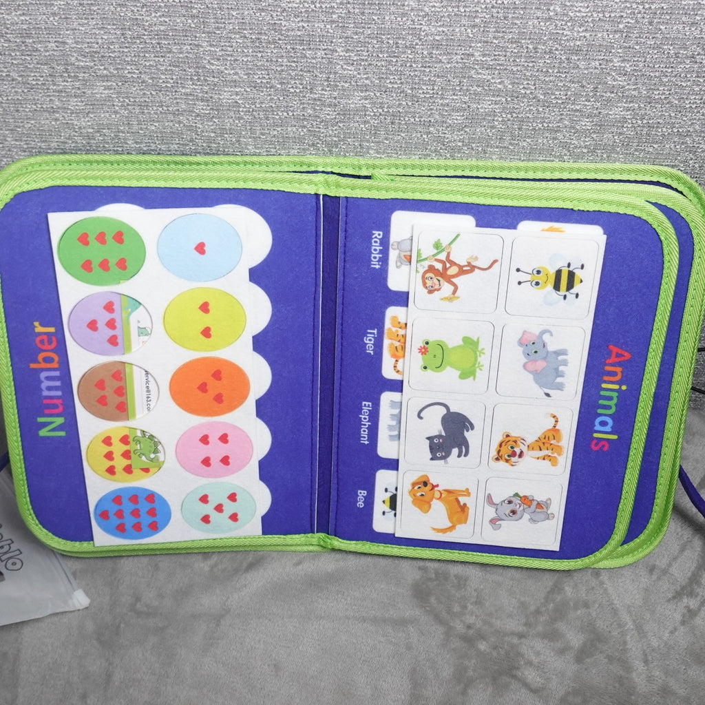 Winblo Toddler Busy Board Montessori Learning Activity Book Educational Sensory