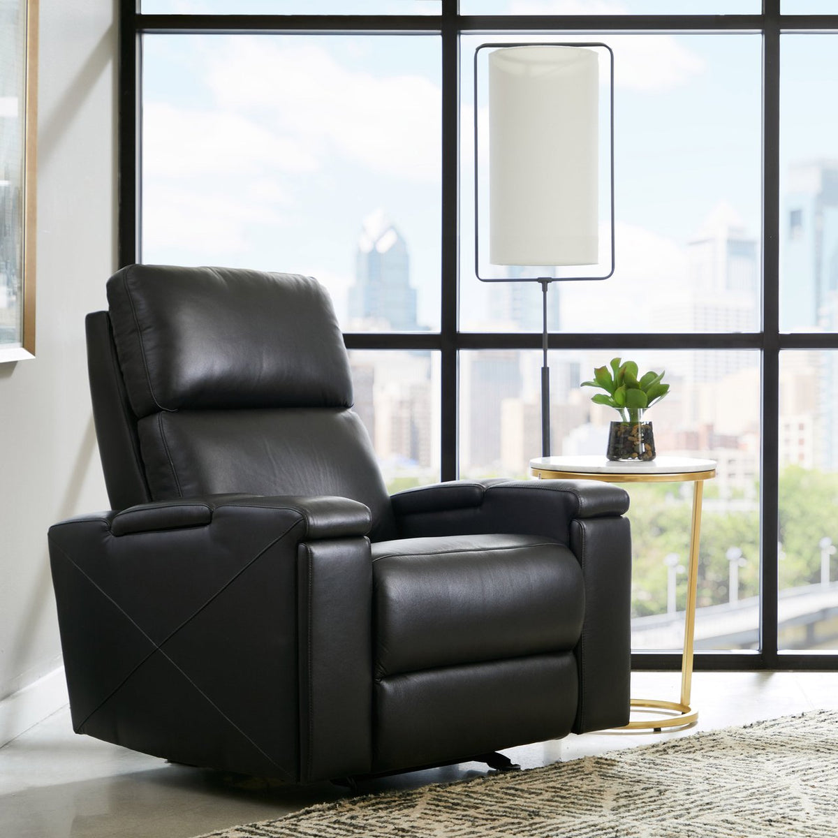 Pulaski Leather Power Home Theater Recliner