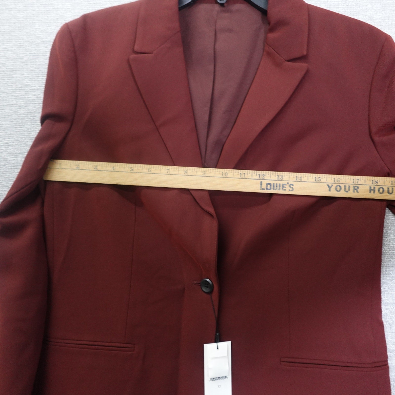 Calvin Klein Women's Soft Crepe Blazer Rusted Root - Size 10  40WL422