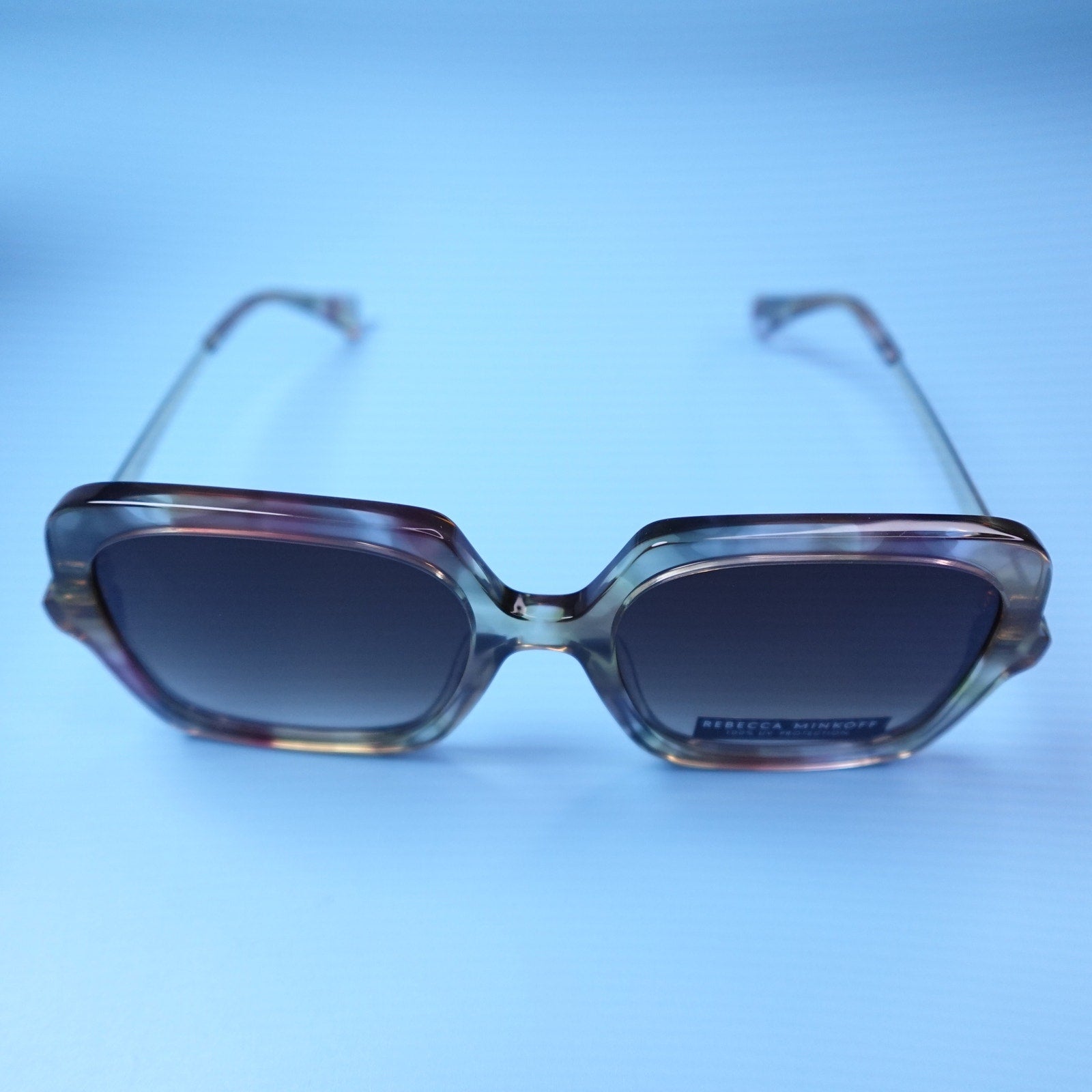 Rebecca Minkoff Willow Sunglasses Multicolor Tortoise Shell with Gold Arms