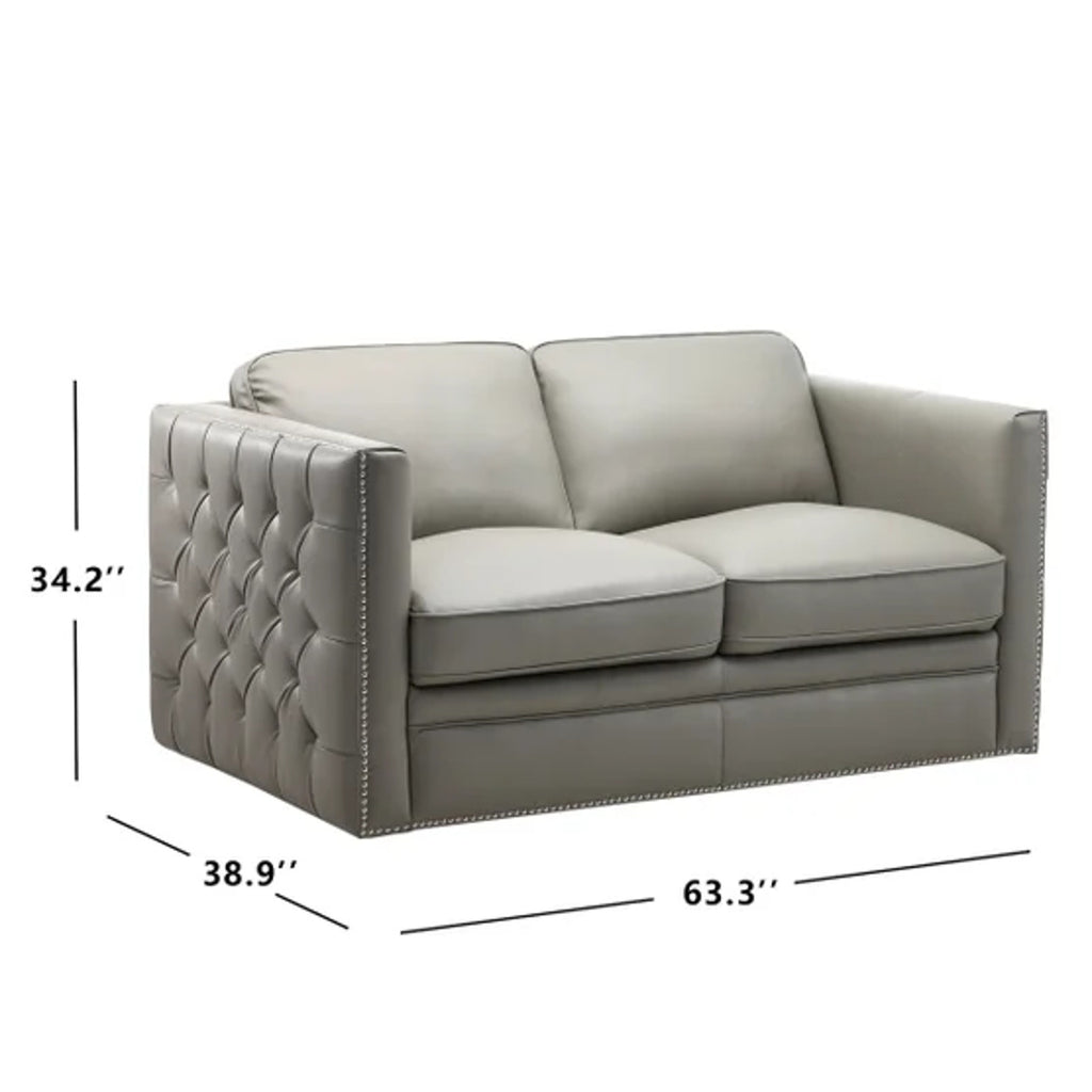 Jameston Leather Loveseat