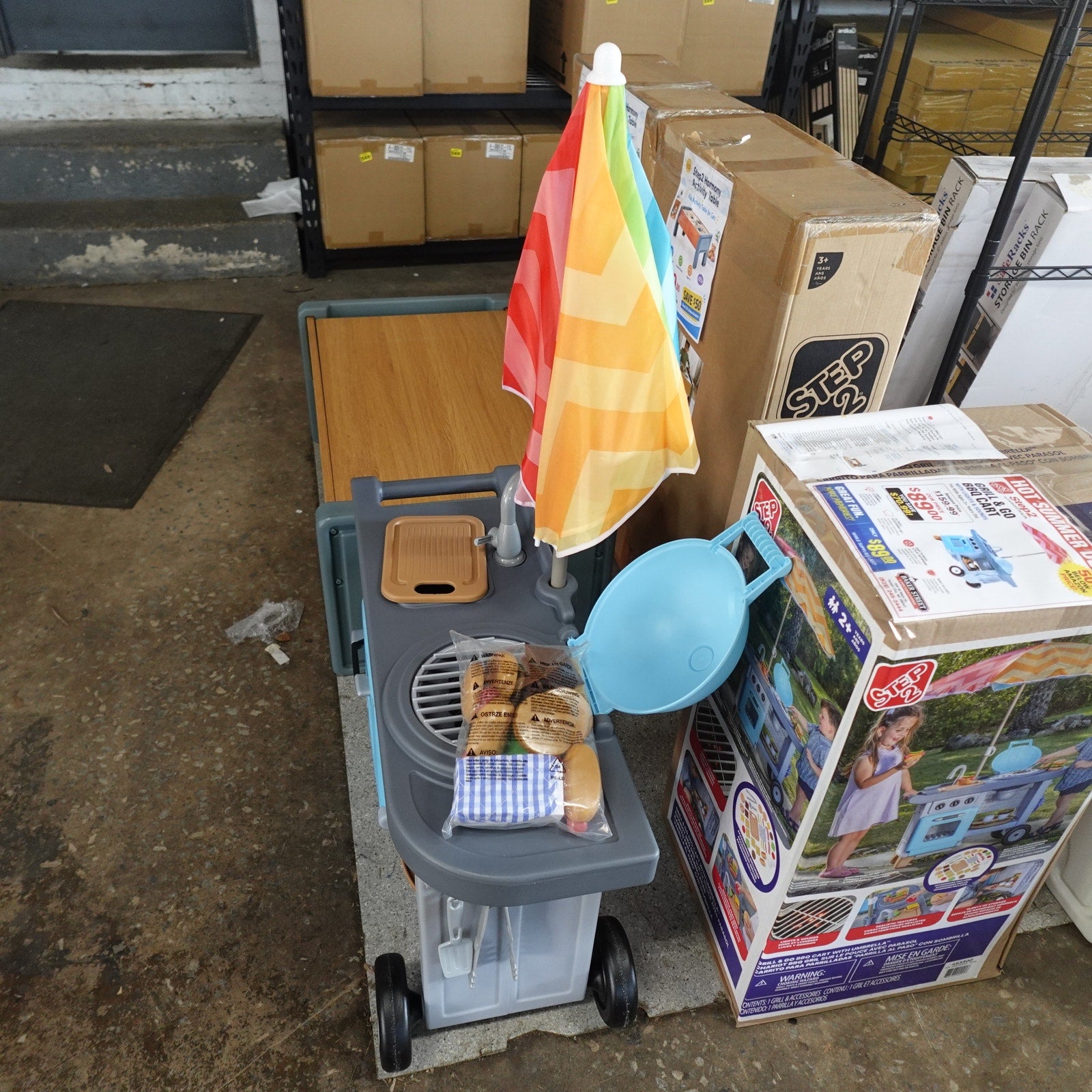 Step2 Grill & Go BBQ Cart with Lights and Sounds New in Box