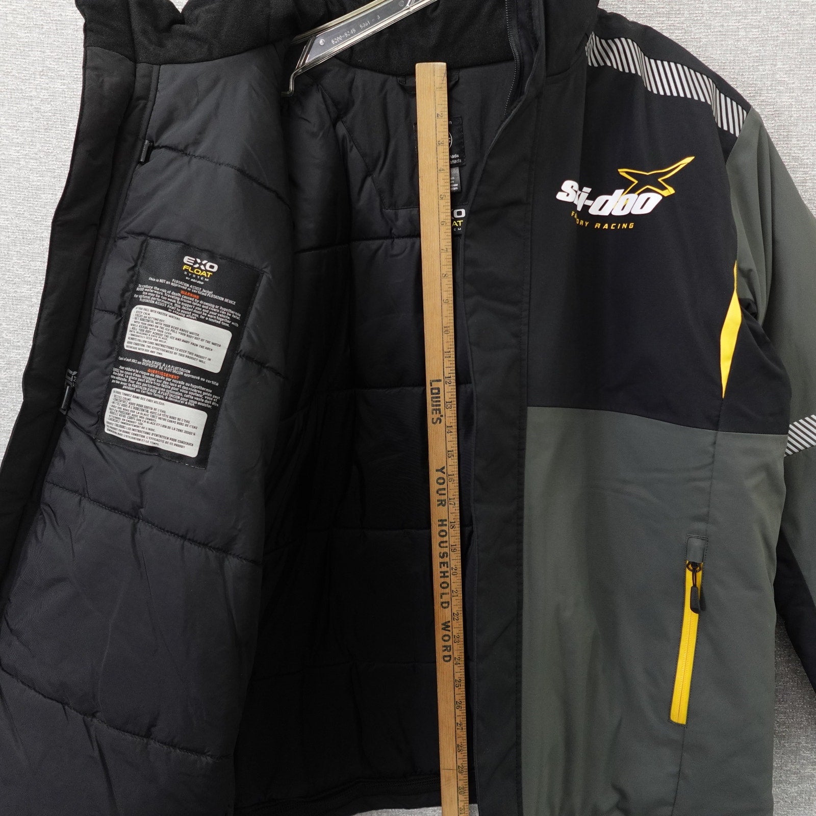 Ski-Doo Men's Vasa X Team Edition Snowmobile Jacket Black - XL