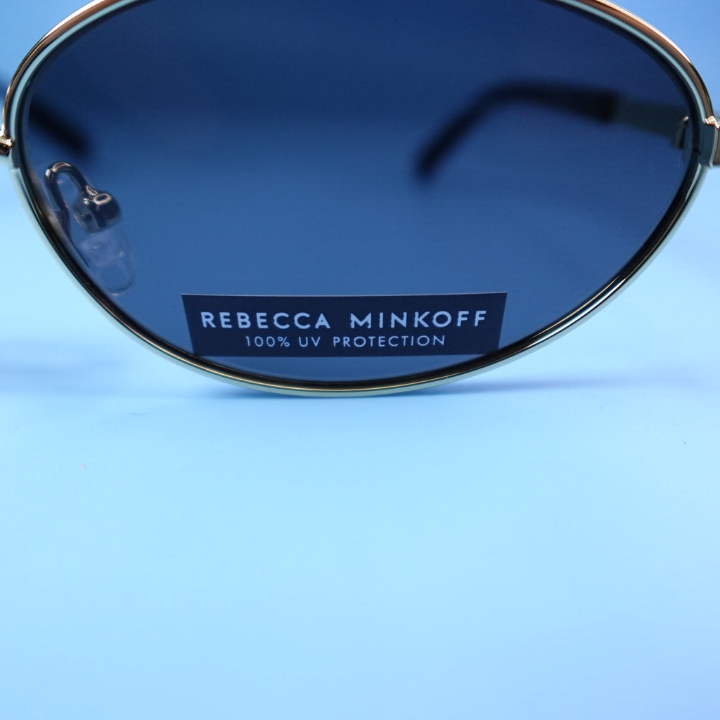 Rebecca Minkoff evangelyne Sunglasses Gold/Black 100% UV Protection