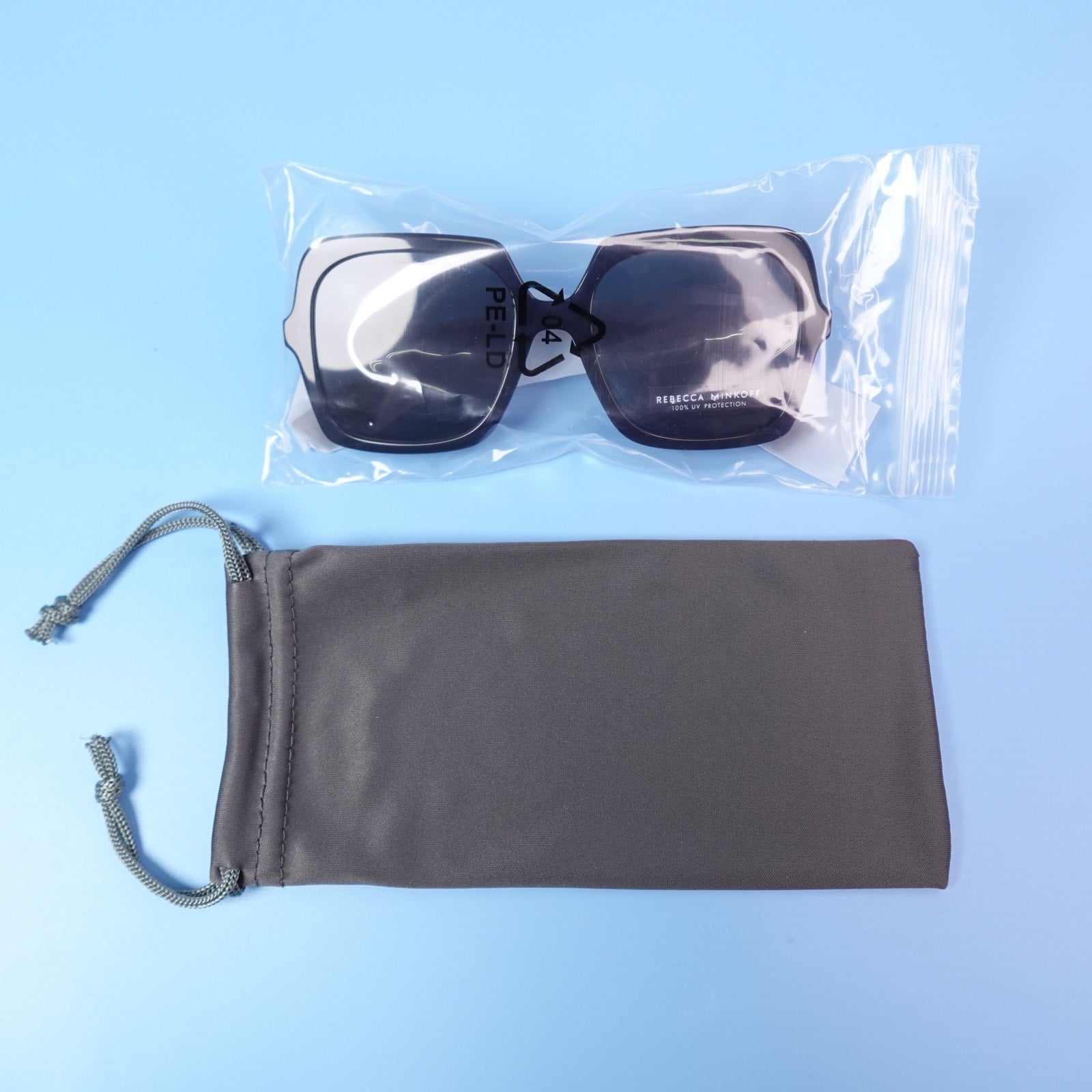 Rebecca Minkoff Sunglasses Willow Black & Silver 100% UV Protection