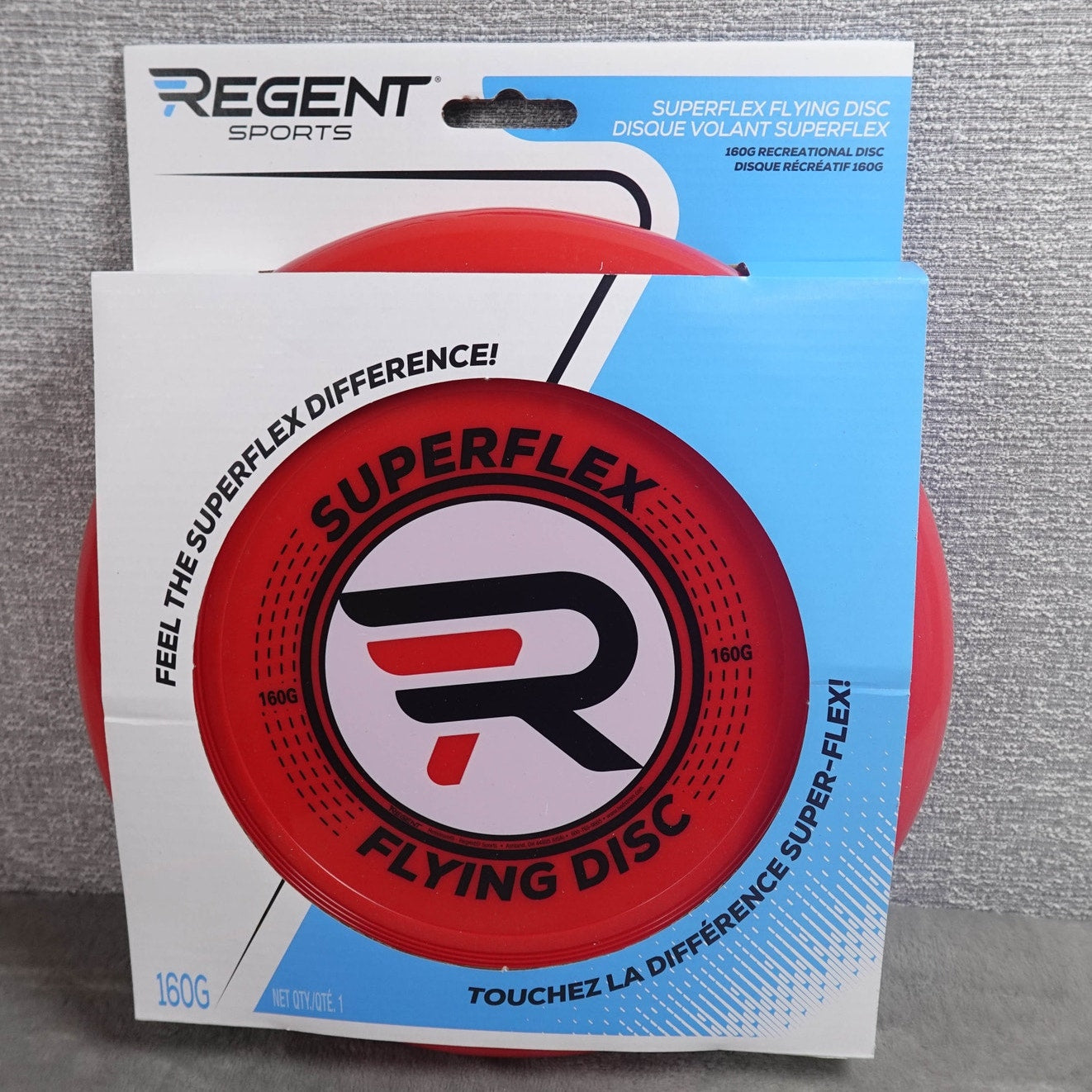 Regent Sports SuperFlex Flying Disc 160g Red Ultimate Frisbee