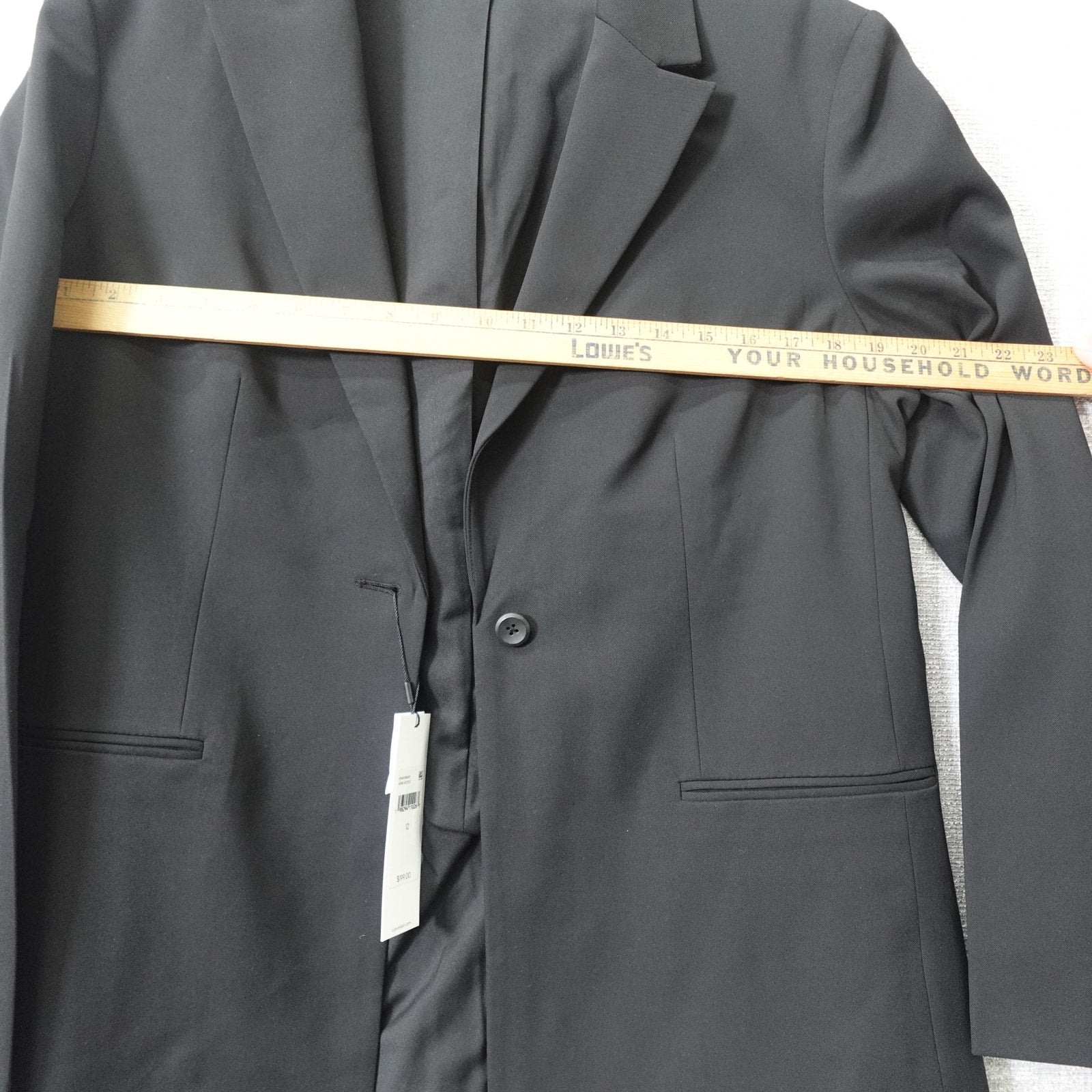 Calvin Klein Womens Soft Crepe Blazer- Size 12