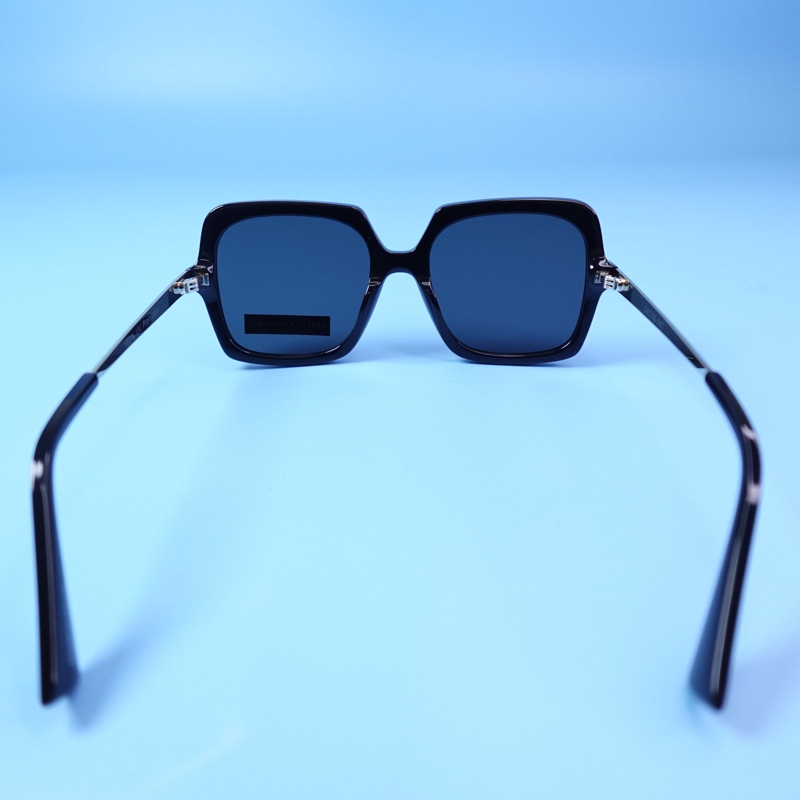 Rebecca Minkoff Sunglasses Willow Black & Silver 100% UV Protection