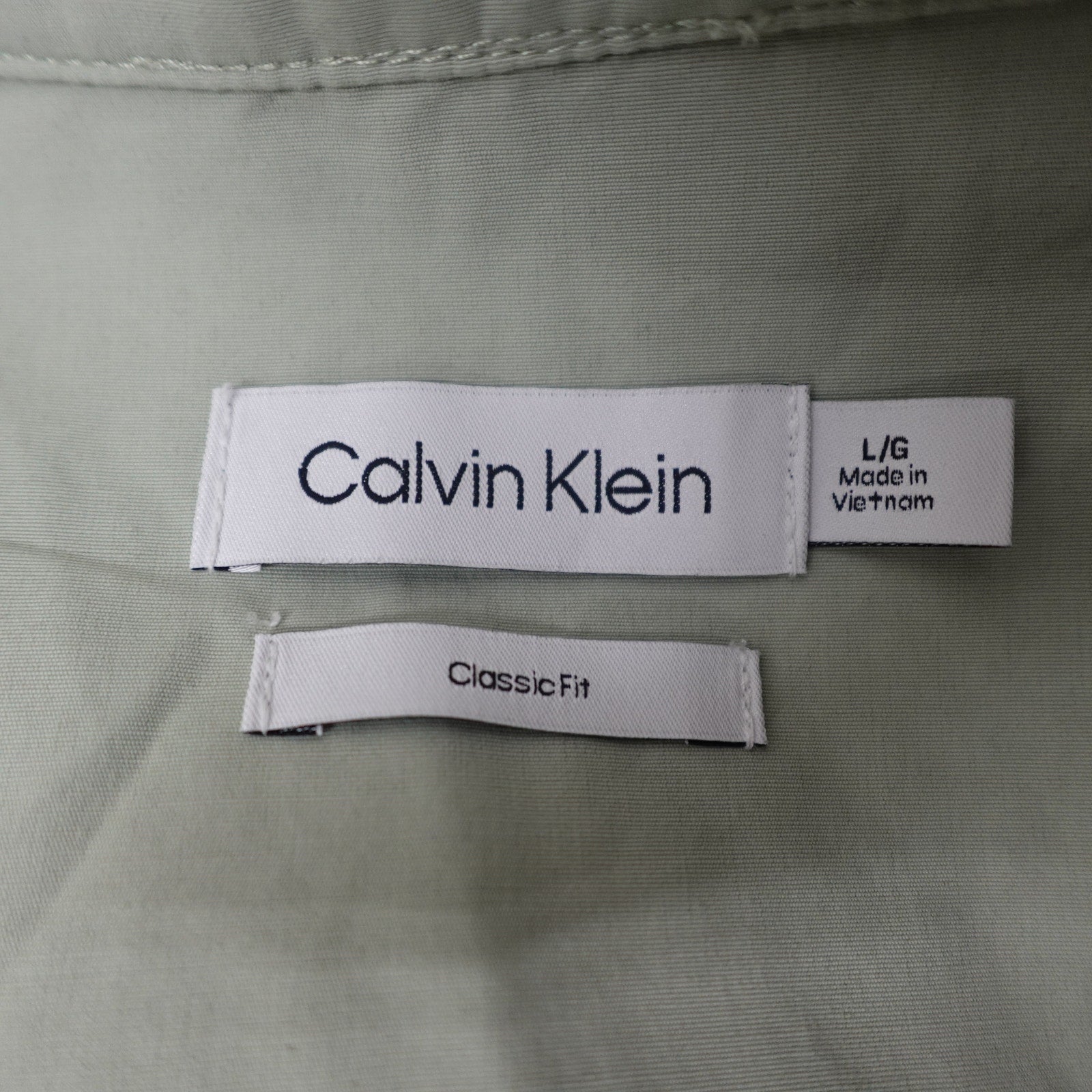 Calvin Klein Classic Fit Womens Tech Cotton/Nylon Blend Full Zip Jacket - Large