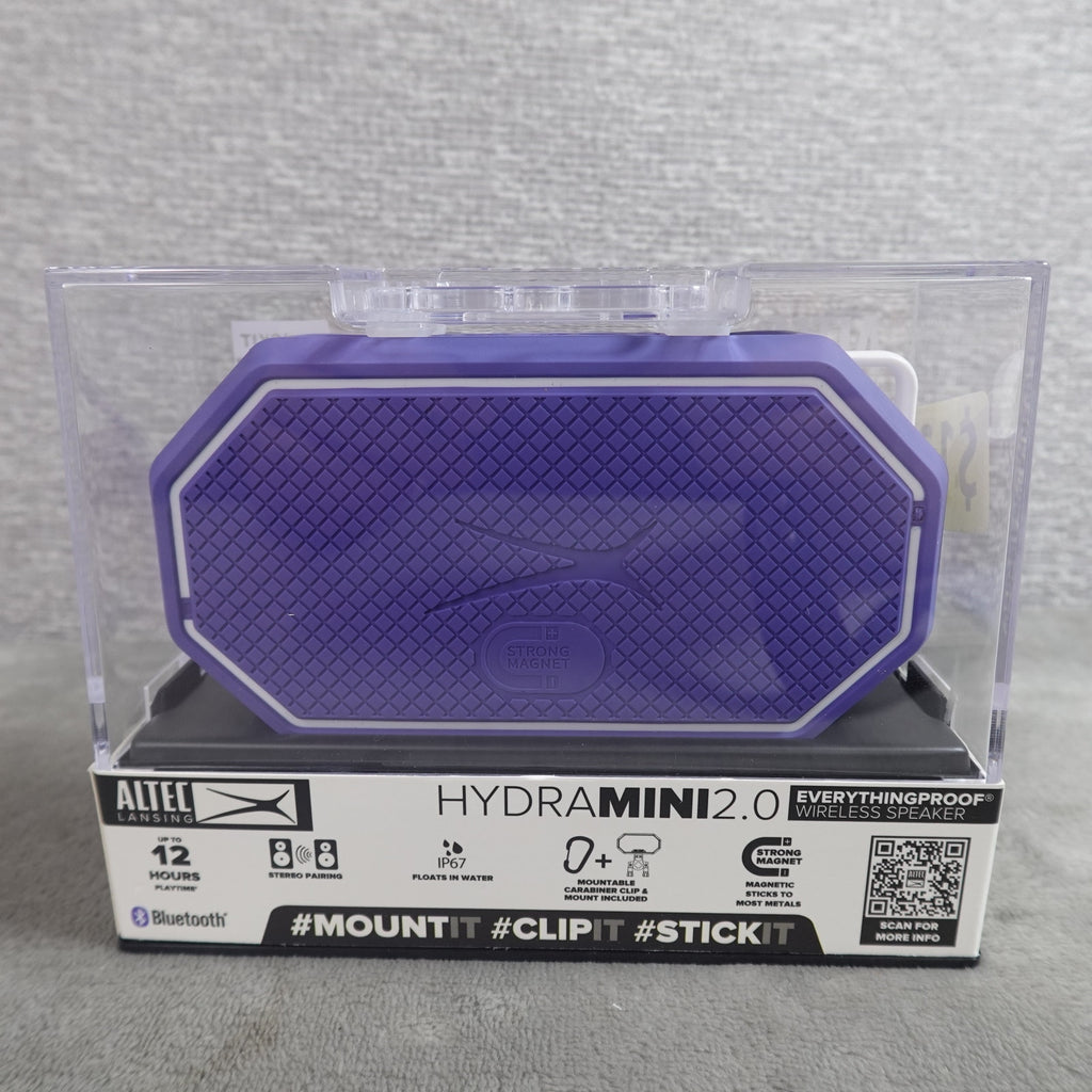 Altec Lansing HydraMini 2.0 Bluetooth Wireless Speaker IP67 Purple