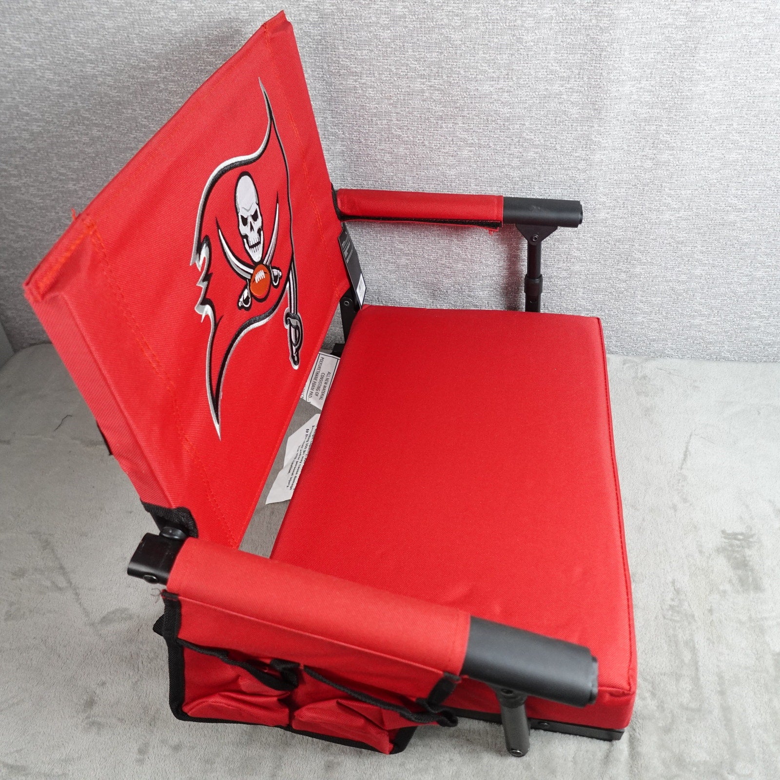 Logo Brands Tampa Bay Buccaneers NFL Premium Stadium Seat Chair Red