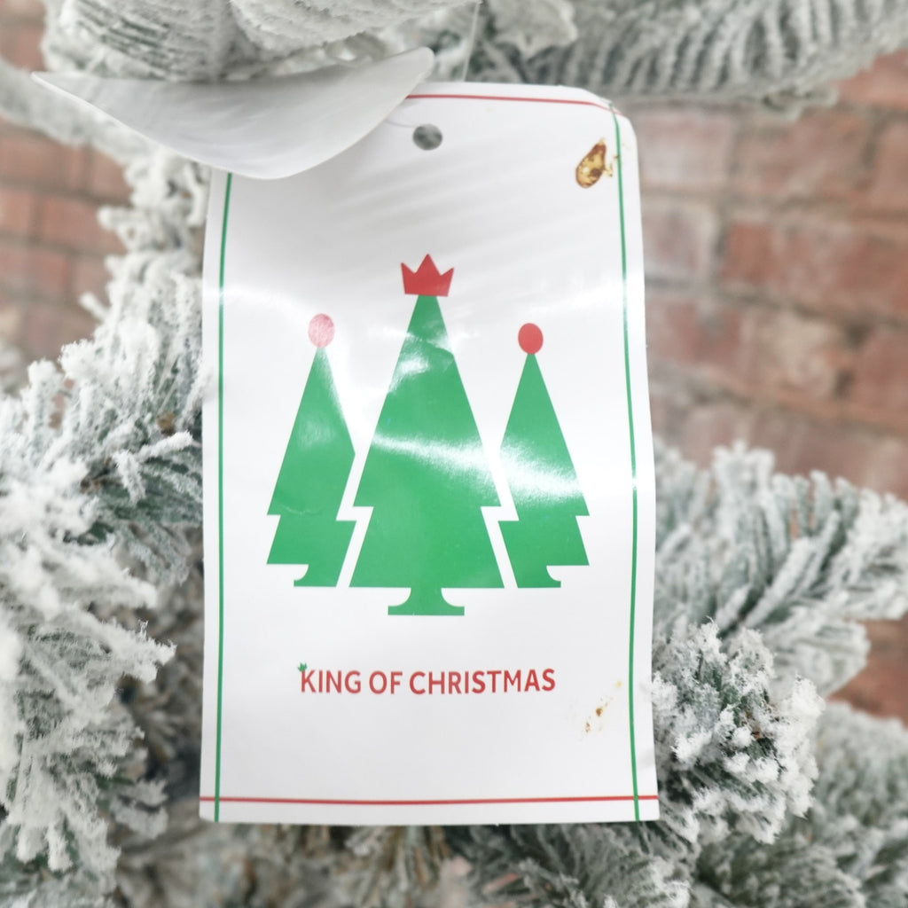 King Christmas 8' King Noble Fir Artificial Christmas Tree Unlit
