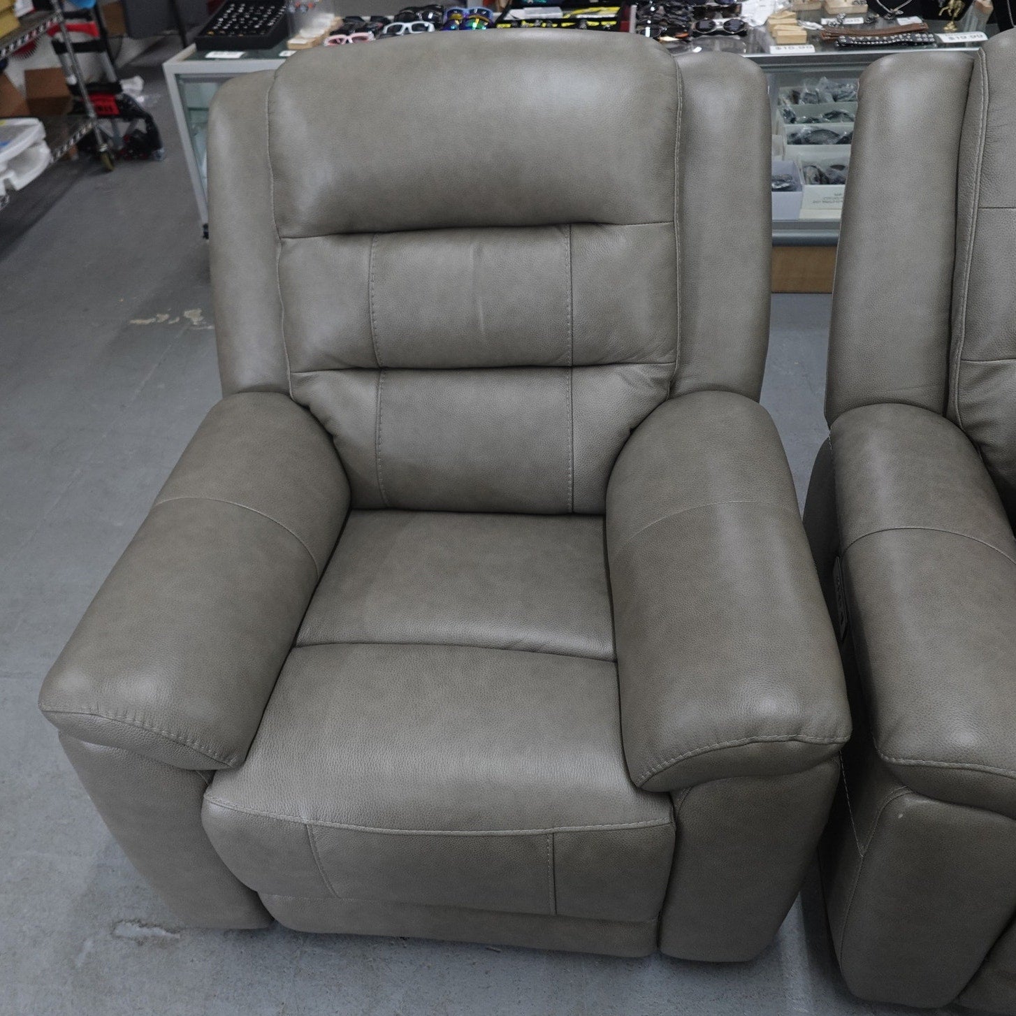 Mason Leather Power Recliner with Power Headrest