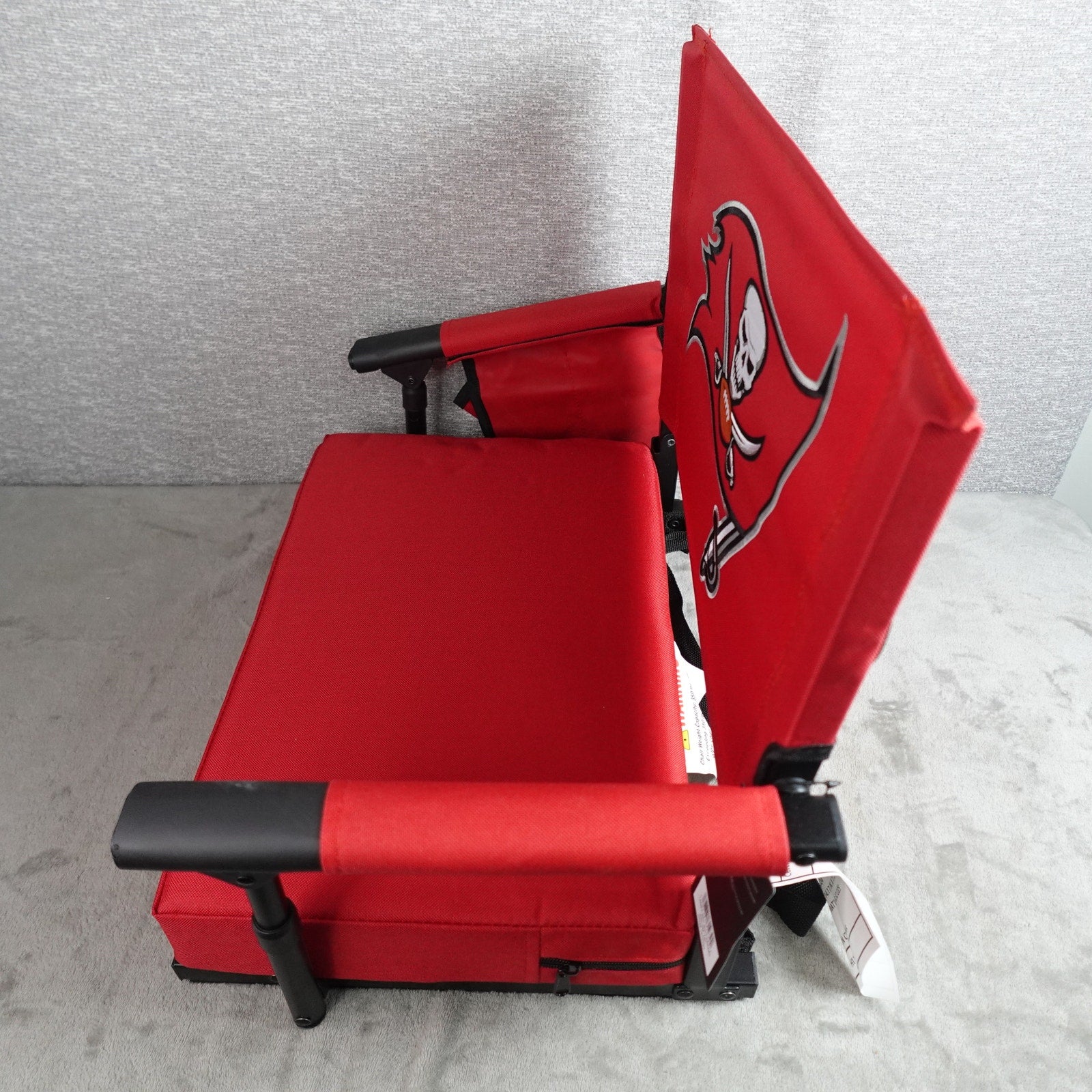 Logo Brands Tampa Bay Buccaneers NFL Premium Stadium Seat Chair Red