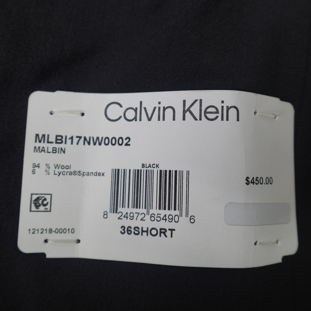 Calvin Klein Skinny Fit Black Suit Jacket - 36R