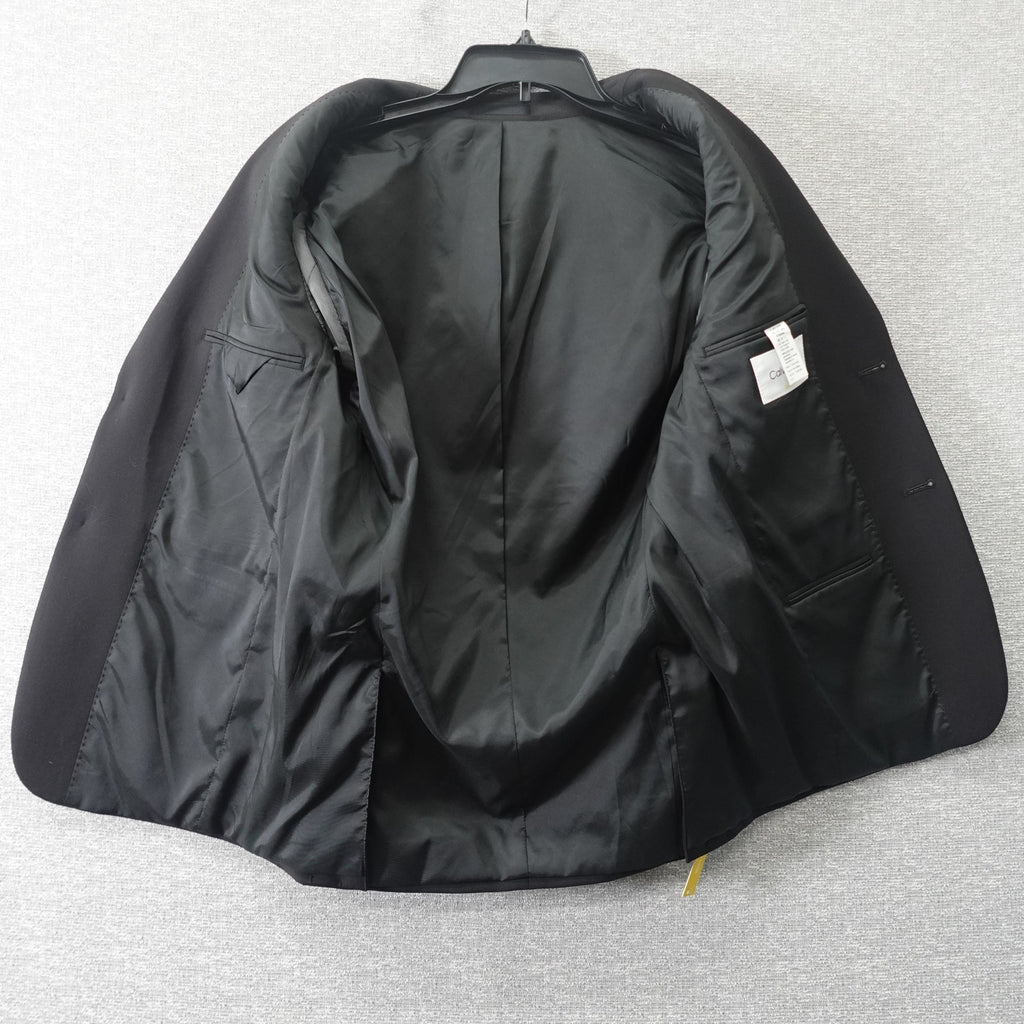 Calvin Klein Slim Fit Stretch Black Suit Jacket - 36R