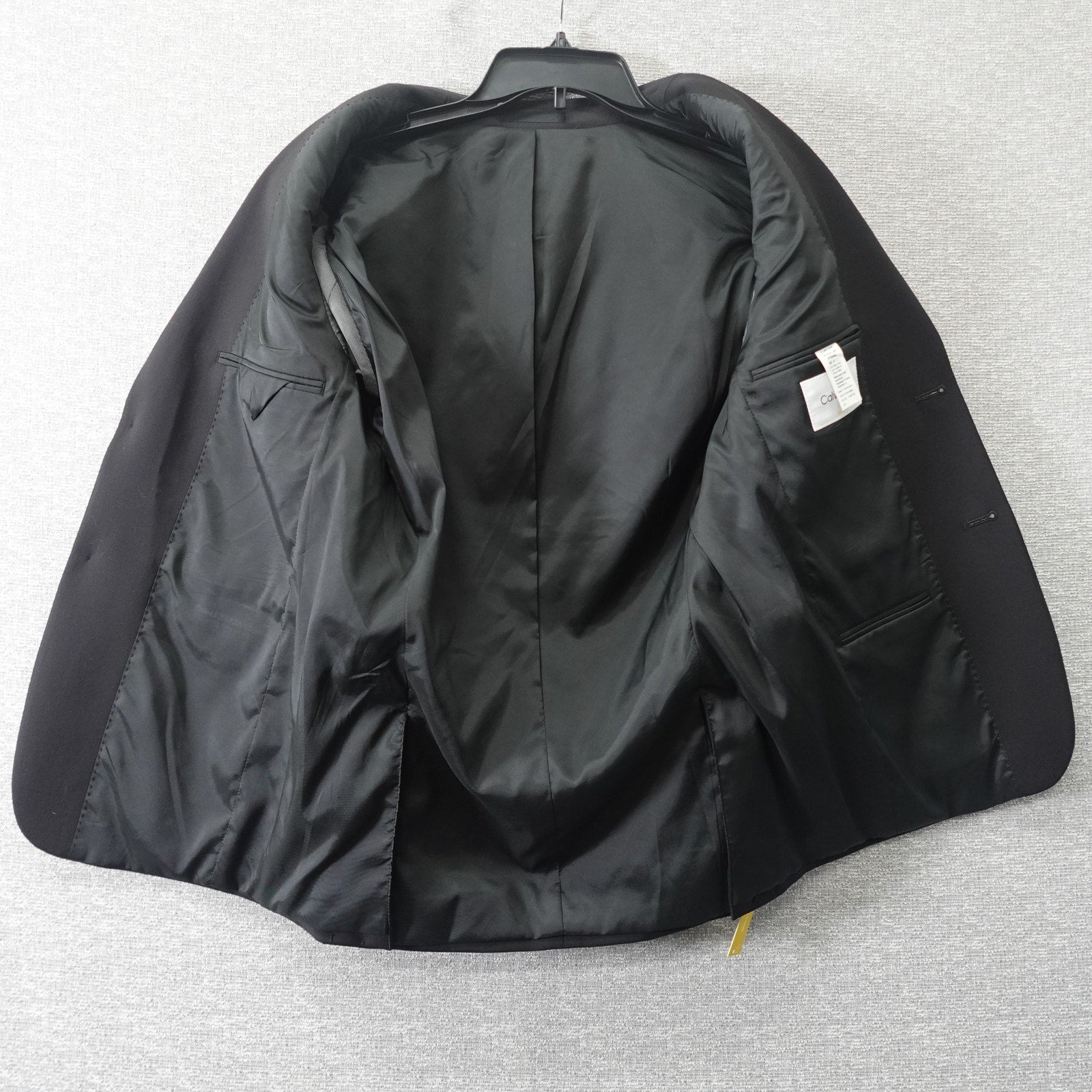Calvin Klein Slim Fit Stretch Black Suit Jacket - 36R