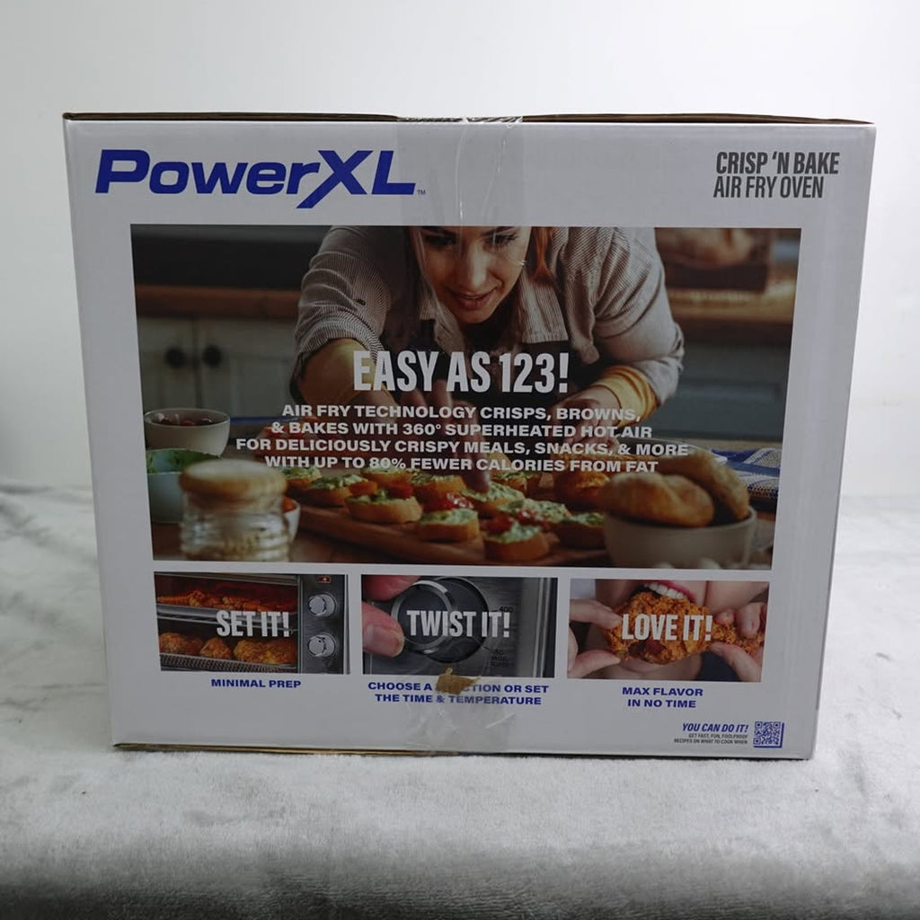 Power XL Air Fry Toaster Oven Crisp 'N Bake T06030-1SP