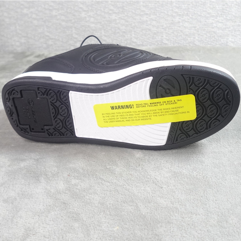 Heelys Voyager Black Reflective Black Men's Size 10 HE100330M Wheeled Shoes
