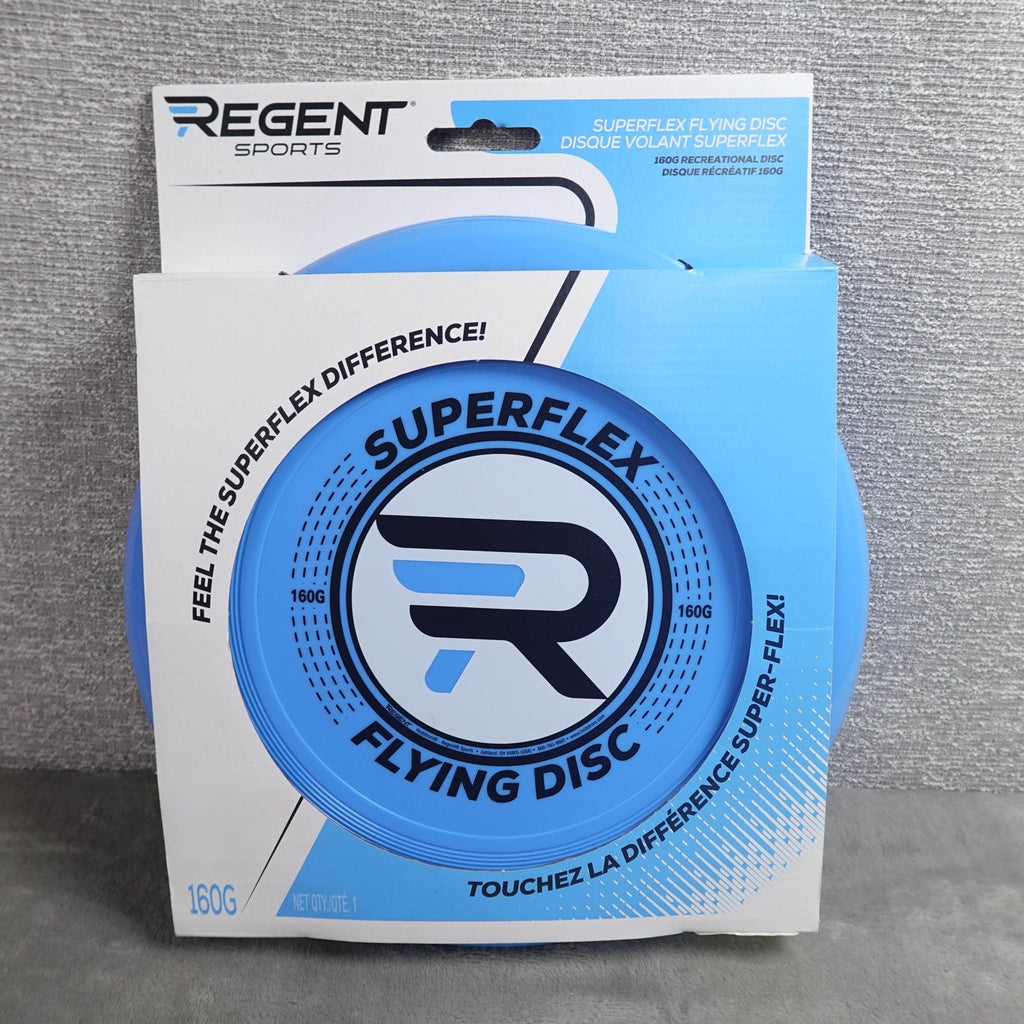 Regent Sports SuperFlex Flying Disc 160g Blue Ultimate Frisbee