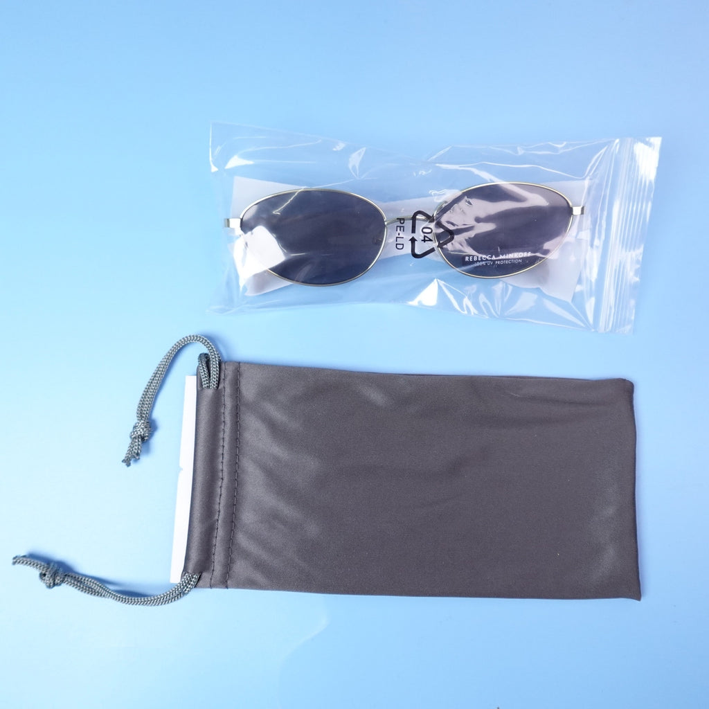 Rebecca Minkoff evangelyne Sunglasses Gold/Black 100% UV Protection