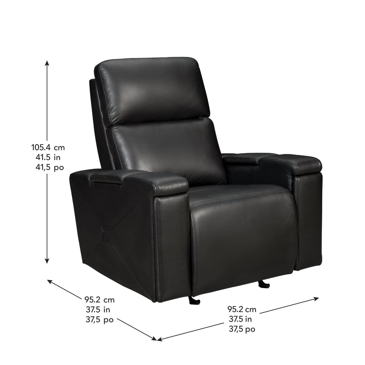 Pulaski Leather Power Home Theater Recliner
