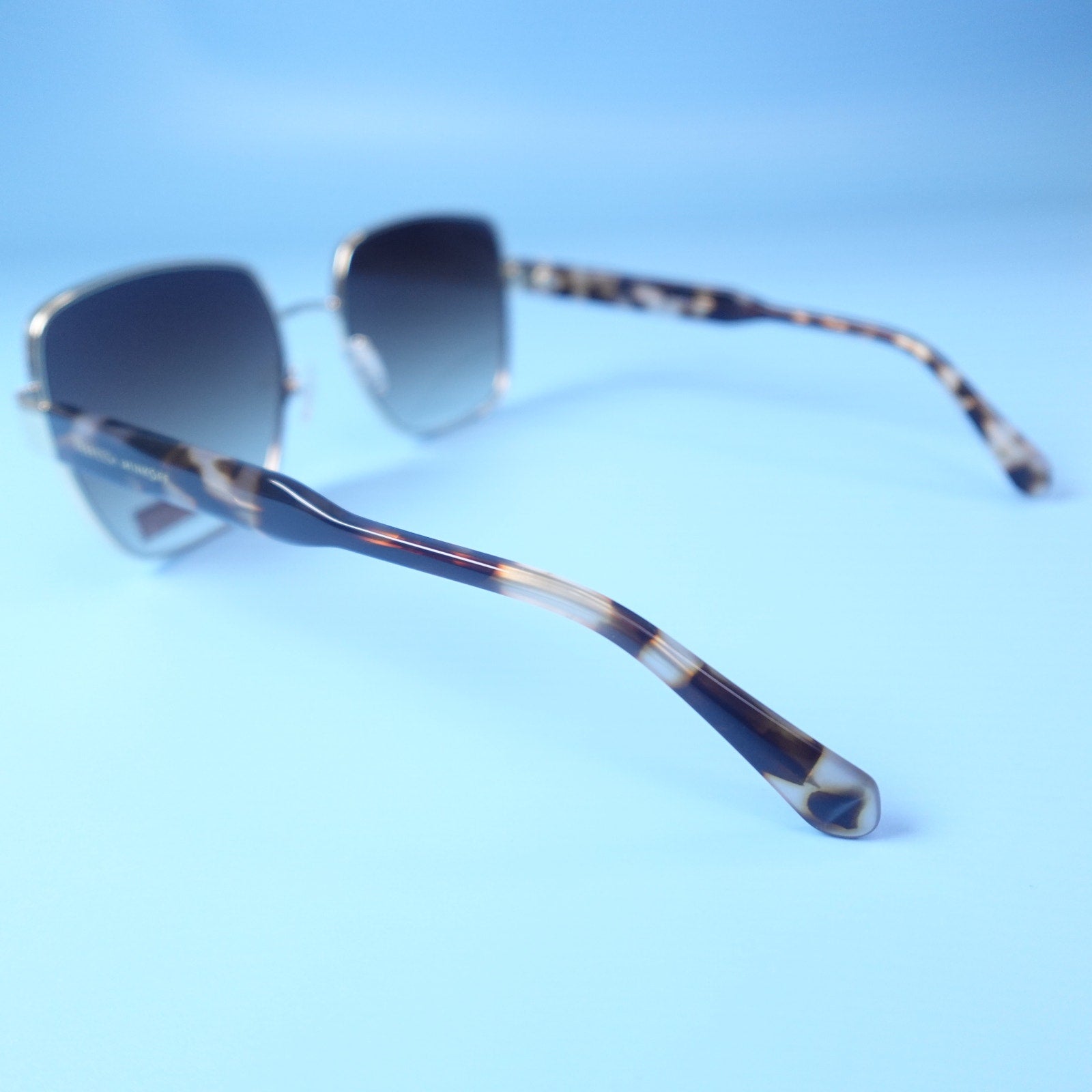 Rebecca Minkoff Tayden Gold Frame Brown Mottled Tortoiseshell Sunglasses