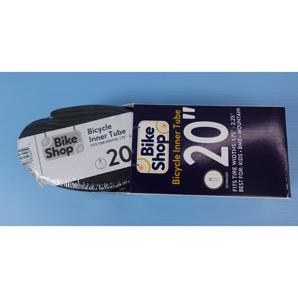 Bike Shop Bicycle Inner Tube 20" x 1.75" - 2.25" Schrader Valve BMX Mountain