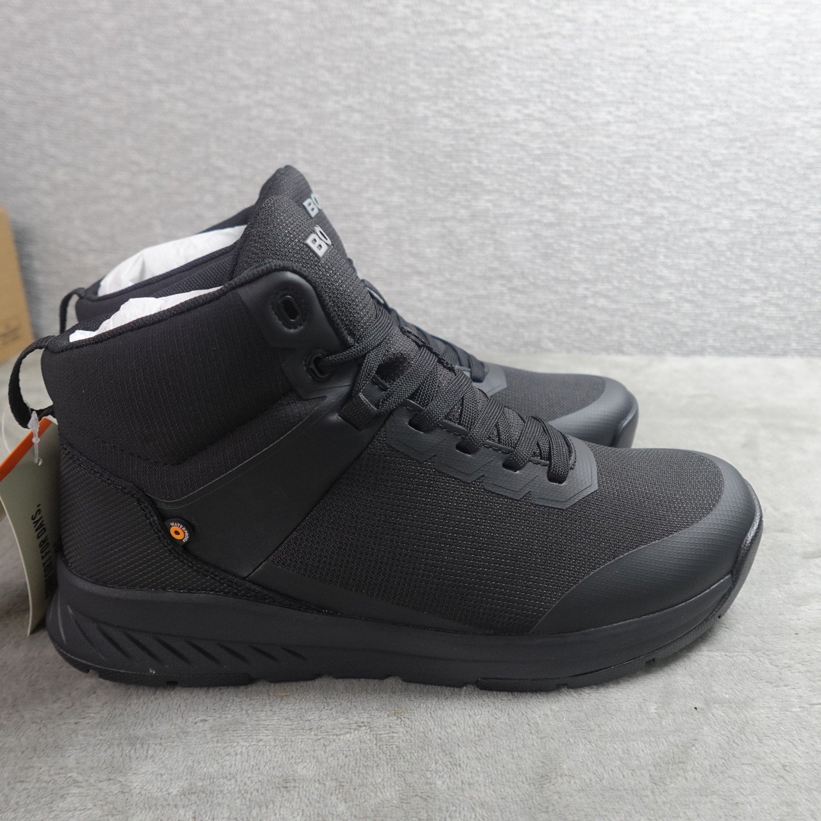 BOGS Slate Mid CT Work Shoes Men's 9.5M Black Waterproof Composite Toe 79040
