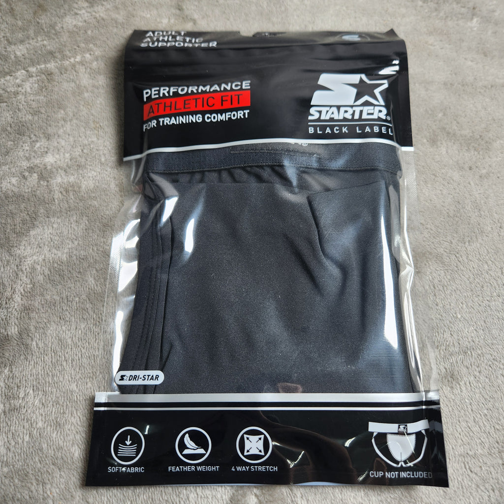 Starter Black Label Size Small Adult Athletic Supporter Performance Athletic Fit