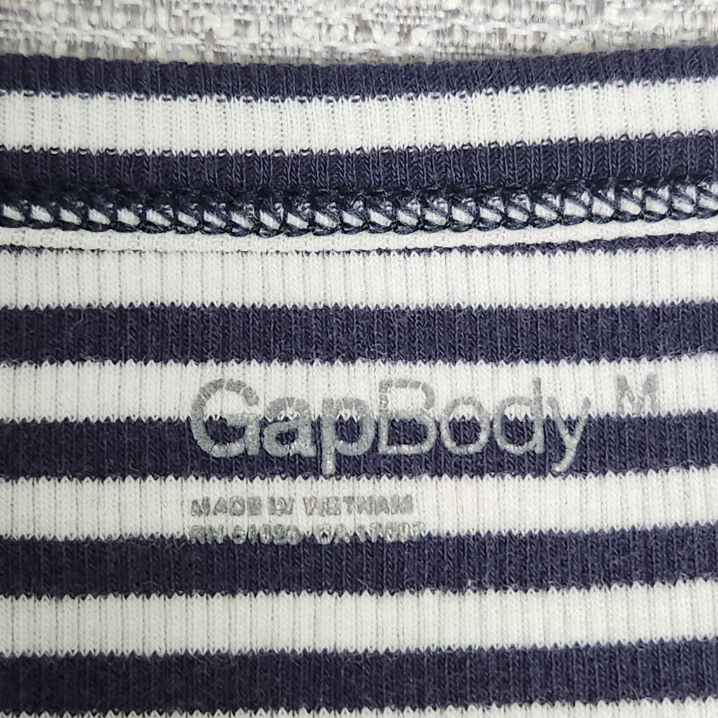 Lot 2 Used Gap / Gap Body Womens Size Small long sleeve Tunic Tops White & Striped