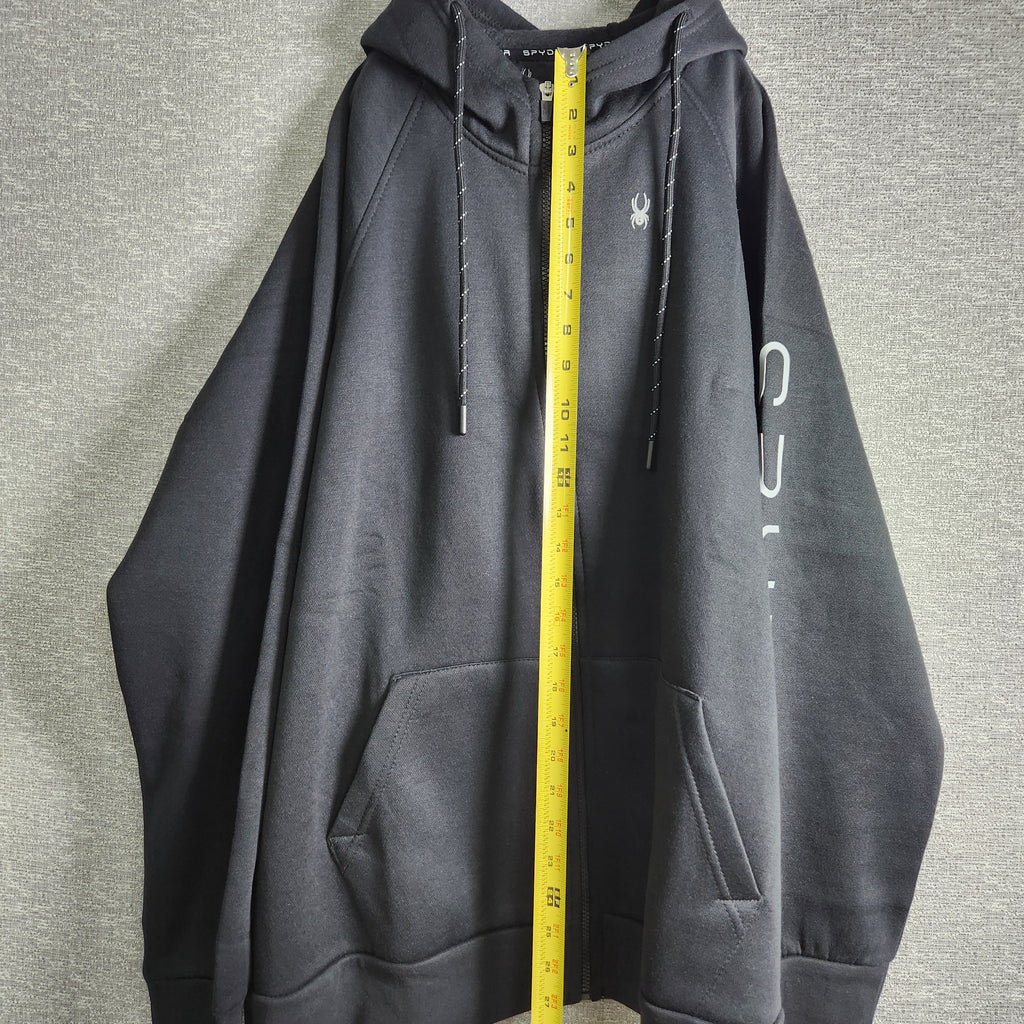 Spyder Women's Full Zip Fleece Hoodie Black Size 3x NWT