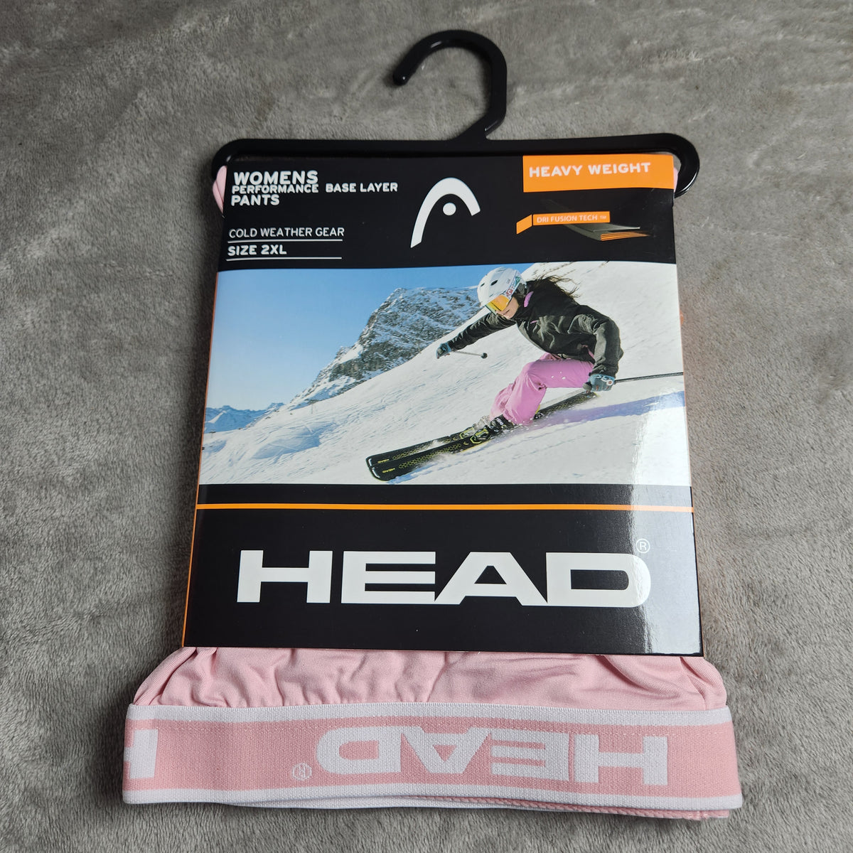 HEAD Women's Base Layer Pants 2XL Pink Heavy Weight Cold Weather NEW