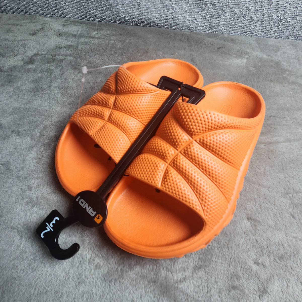 AND1 Basketball Slides Orange Size 2/3 Little Kid