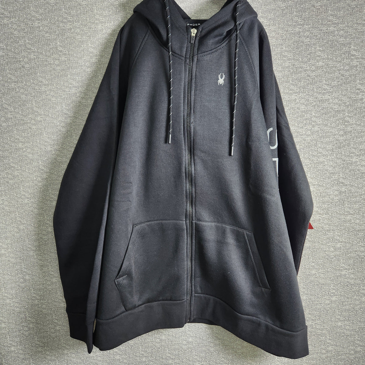 Spyder Women's Full Zip Fleece Hoodie Black Size 3x NWT
