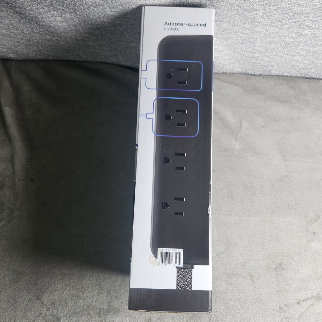 UltraPro Elite UltraSlim Surge Protectors w/ 2 USB-C & A Ports 2 Pack