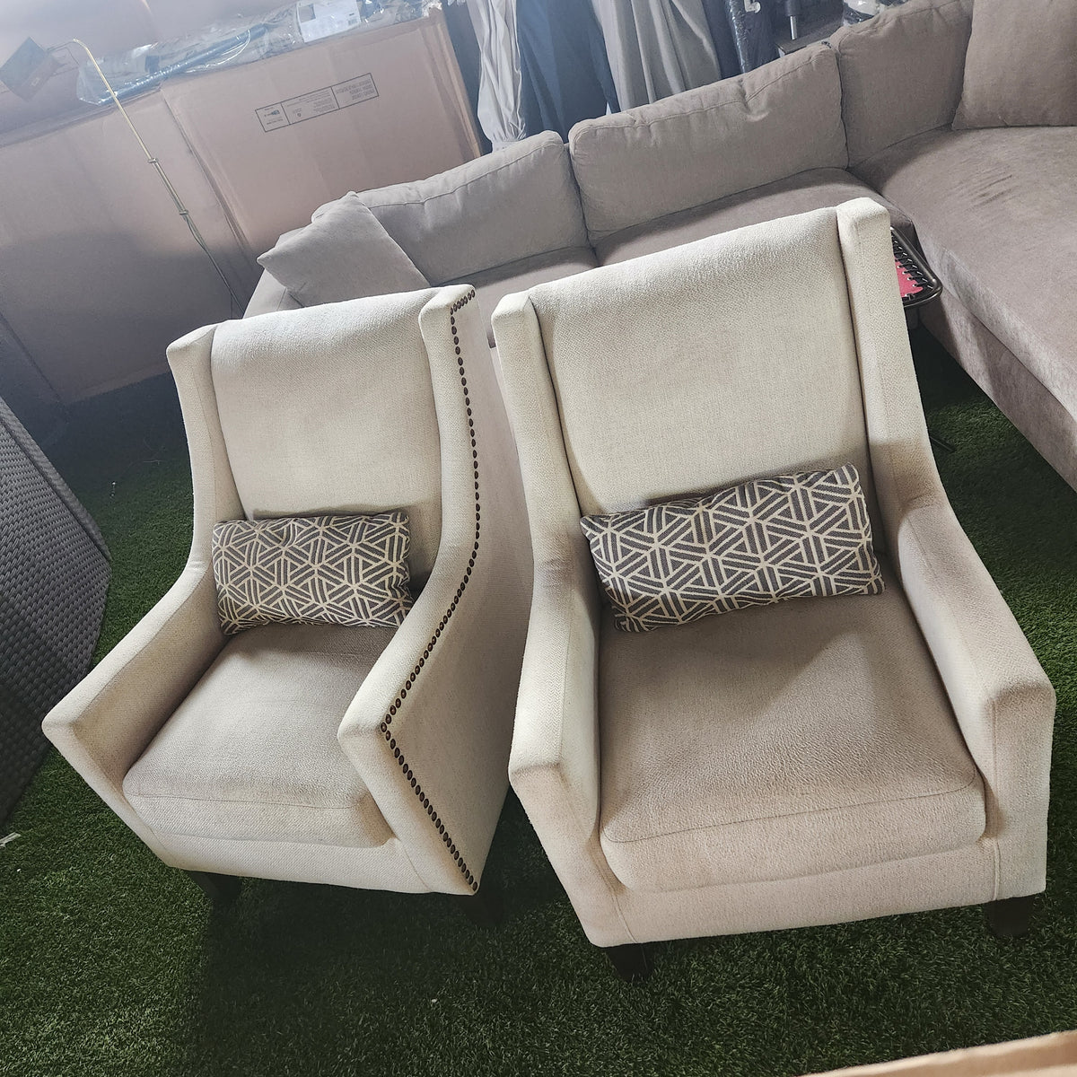 True Innovations Sophia Fabric Accent Chairs
