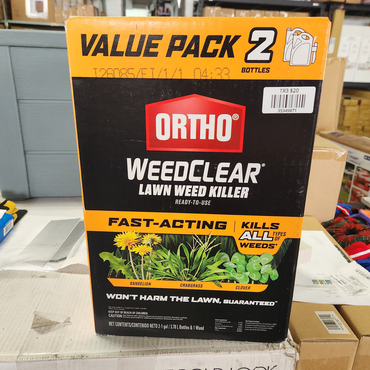Ortho WeedClear Lawn Weed Killer Ready-to-Use, 1 gl, 2-pack