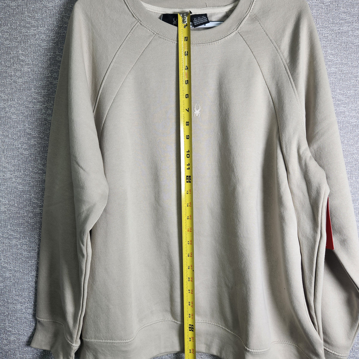 SPYDER Women's Ragalan Sandstorm Cozy Fleece L/S Crew With Pockets Size 2X NWT